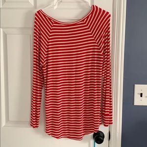 American Eagle Striped Jegging Tee